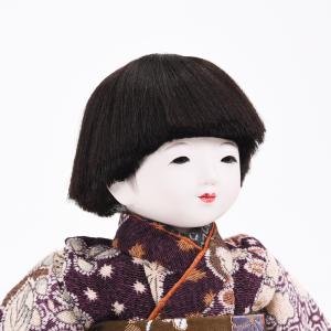 市松人形 単品 工房 久楽 朋 ちりめん 男の子の詳細画像5