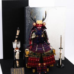 五月人形 真田幸村公鎧 大越忠保作 Z和紙屏風の詳細画像2