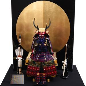 五月人形 真田幸村公鎧 大越忠保作 金丸屏風の詳細画像2