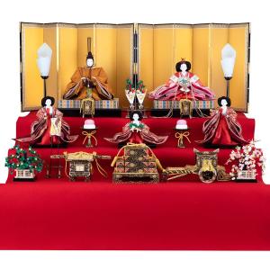 30号 間口90cm 三段 スチール製 ひな壇 （普及タイプ） 雛人形用 ひな