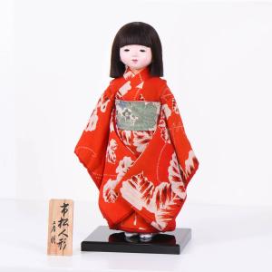 市松人形 単品 桐塑練頭 工房 久楽 朋の詳細画像1