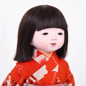 市松人形 単品 桐塑練頭 工房 久楽 朋の詳細画像3