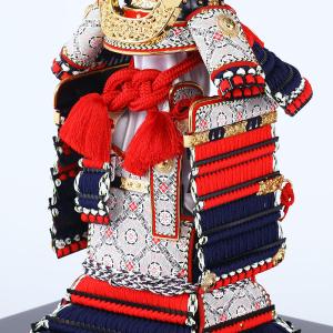 五月人形 鎧飾り 奉納飾 10号 紺糸威肩赤大...の詳細画像3
