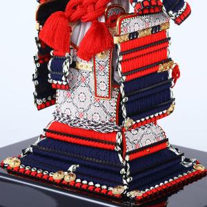 五月人形 鎧飾り 奉納飾 10号 紺糸威肩赤大...の詳細画像4