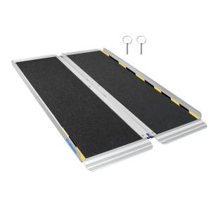 Ruedamann 長さ122cm*幅77cm*高さ4.5? 耐荷重300kg 車椅子スロープ