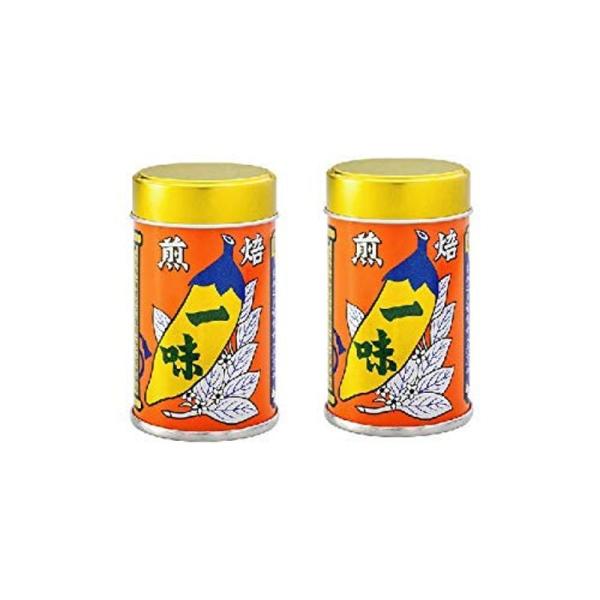 八幡屋礒五郎 国産 焙煎一味唐辛子2缶セット