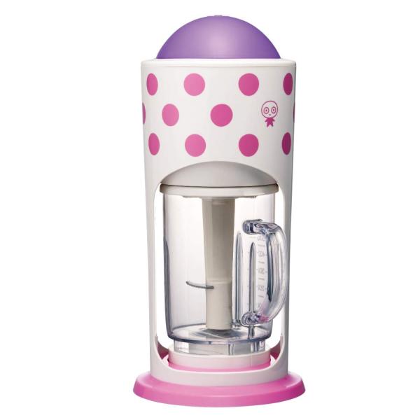 ドウシシャ かき氷器 電動 コロロ おどるスイーツメーカー UHA味覚糖 専用レシピ付き ホワイト ...