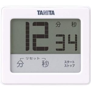 タニタ(Tanita) キッチン 勉強 学習 タイマー 防水 マグネット付き タッチパネル ホワイト TD-414 WH