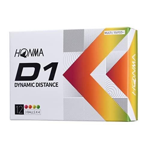 ホンマ HONMA D1 2022 モデル BT2201 MC マルチカラー 3ダース(36球入) ...