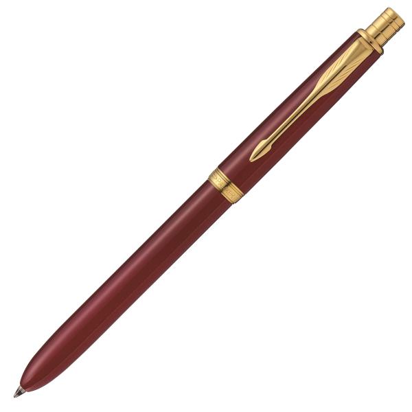 PARKER パーカー 多機能ペン ソネット レッドGT 3in1 ボールペン 2色 (赤黒) &amp; ...