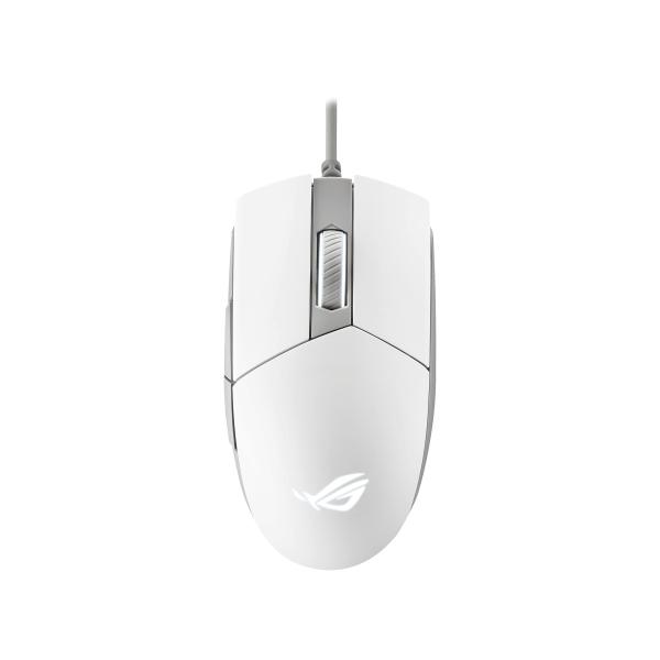 ASUS ゲーミングマウス ROG Strix Impact II Moonlight White ...