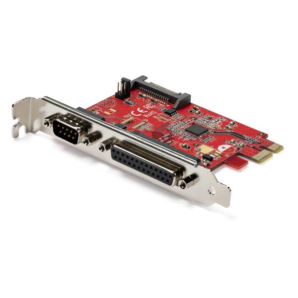 StarTech.com シリアル&amp;パラレル増設PCI Expressインターフェースカード1x D...