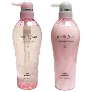 ミルボン ジェミールフラン ヒートグロス M シャンプー500ml トリートメント500g セットjemile fran