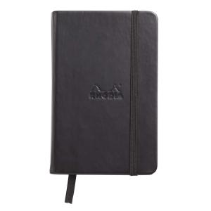 ロディア ノート WEBNOTEBOOK A5 横罫 192ページ イタリア製合皮ハードカバー ブラック cf118069