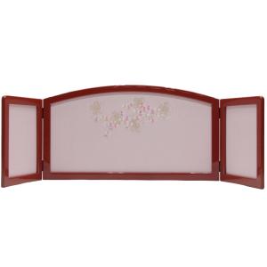 アウトレット品 雛人形屏風単品 三月三曲屏風 13号屏風C 21ya1813