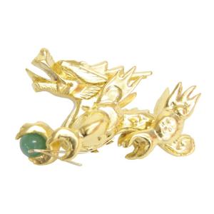 アウトレット品 五月人形部品 竜頭 純金箔押し 21ya1782