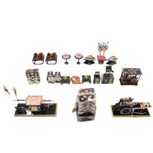 豆お道具七品セット 12号 雛人形道具 豆道具 ひな人形用のお道具セット