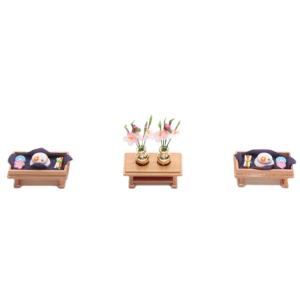 アウトレット品 雛道具お道具セット 九品 45号 お雛道具揃 前盛上 掛膳