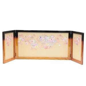 アウトレット品 雛人形屏風単品 三月三曲屏風 13号屏風C 21ya1813