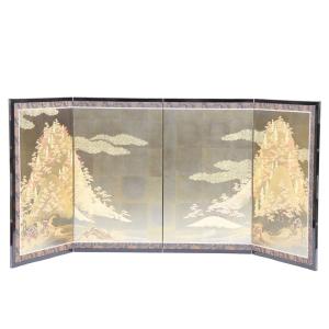 アウトレット品 五月人形屏風単品 25号元気屏風 雫新山水 21ya1556 C
