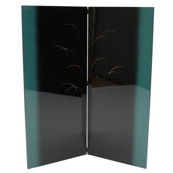 アウトレット品 屏風 屏風のみ 80cm 二曲屏風 KO53-80 霞芝 23a-ya-0360