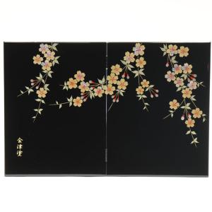 アウトレット品 屏風 単品 29cm 桜 二曲...の詳細画像1
