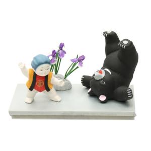 アウトレット品 五月人形 人形 金太郎 元気わらべ ミラー 25a-ya-0330