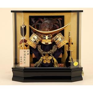 五月人形　K-134 伊達政宗　兜ケース飾り　オルゴール付き 【人形の佳月】【送料無料】