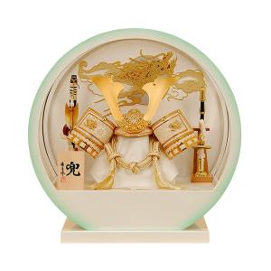 五月人形 K-20 真田幸村 合せ鉢兜収納飾り 【人形の佳月】【送料無料