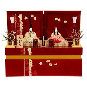 雛人形 真多呂 コンパクト ひな人形 雛 木目込人形飾り 五段飾り 十七