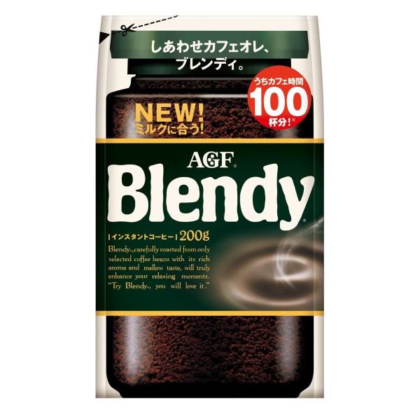 AGF(エージーエフ) ブレンディ 袋 インスタントコーヒー 水に溶けるコーヒー カフェオレ 好きに...