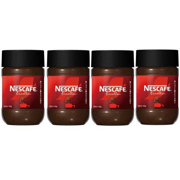 ネスカフェ エクセラ 40g×4瓶(80杯分) ,レギュラー ソリュブル コーヒ?