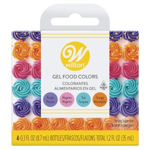 Wilton ジェルカラーセット ビビッド 4色 アイシング 着色料 油性 食紅 製菓 デコレーション｜大野商店