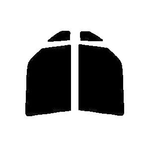 ラグジーブルー　60％ 運転席、助手席　ワゴンR 4ドア(1+2)　CT・CV カット済みフィルム