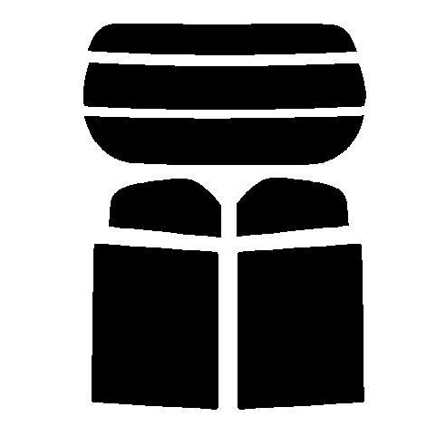 ハーフスモーク　７６％ リヤセット　ワゴンR MH34S MH44S カット済みフィルム