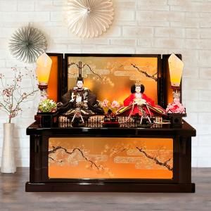 ひなせい 雛人形 収納飾り おしゃれ 「あすか雛2」 インテリア モダン