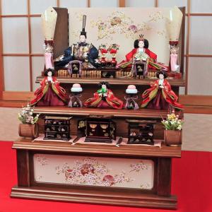 雛人形 三段飾り おしゃれ 「千花奈雛」 五人...の詳細画像3