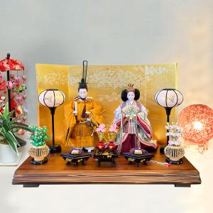 ひな人形立ち雛飾り ひなせい 雛人形 コンパクト おしゃれ 「かな」立ち雛 たち雛 立雛 た