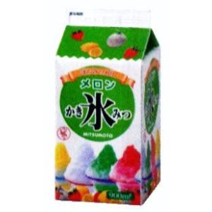 合成甘味料 保存料 無添加 かき氷 みつ メロン 900mL