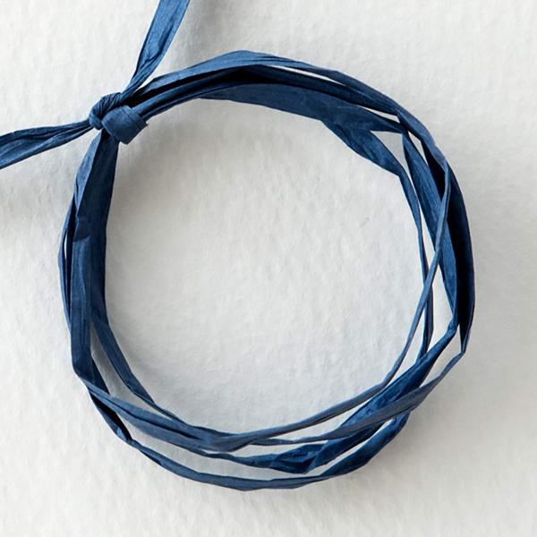 ヘッズ ペーパー ラフィア リボン 5mm幅×50m巻 濃紺 HEADS PR-DB