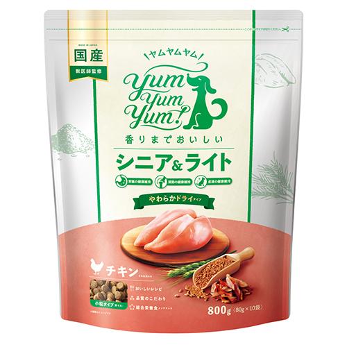 【80g】 やわらか お試し チキン 馬肉 かつお【yum yum yum！ 成犬 シニア 犬 フー...