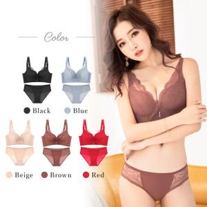 ブラセット ブラジャー ショーツ セット 美胸...の詳細画像1