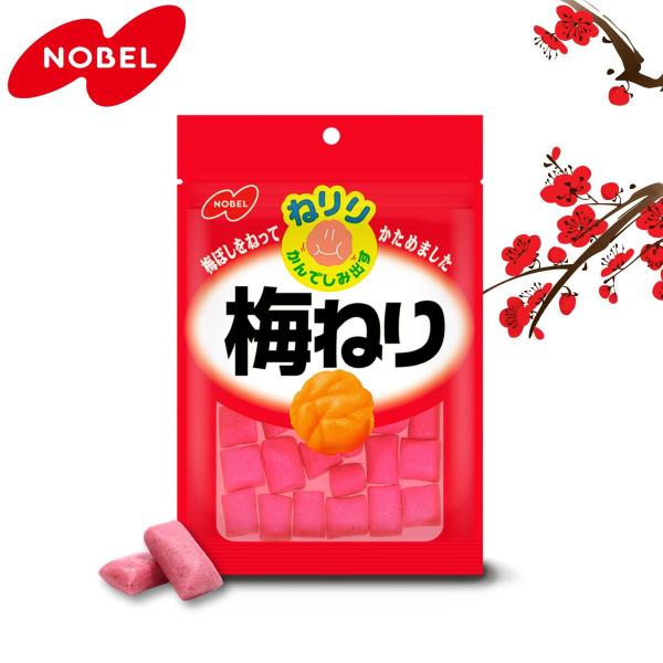 ノーベル製菓 梅ねり 20g 10袋 小袋 小分け 食べきりサイズ ソフトキャンディ 梅菓子 お菓子...