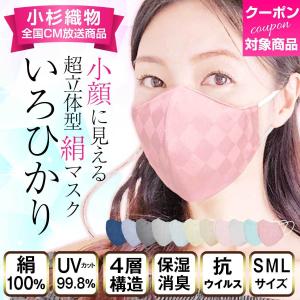 小杉織物 マスク 日本製 洗える 布 絹 シルク 洗えるマスク 超立体 洗える ウィルス対策 布  ...