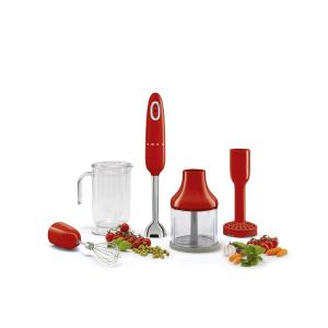 Smeg 50's Style Hand Blender, Red [並行輸入品] Smeg Red 50's Retro Han 並行輸入品