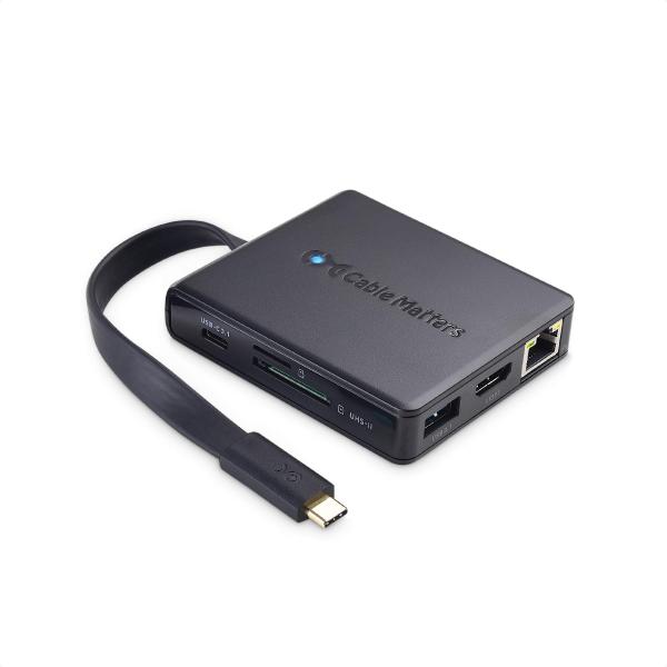 Cable Matters USB C ハブ 4K HDMI 80W PD給電 UHS IIカードリ...