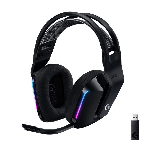 Logitech G733 Lightspeed Wireless Gaming Headset w...