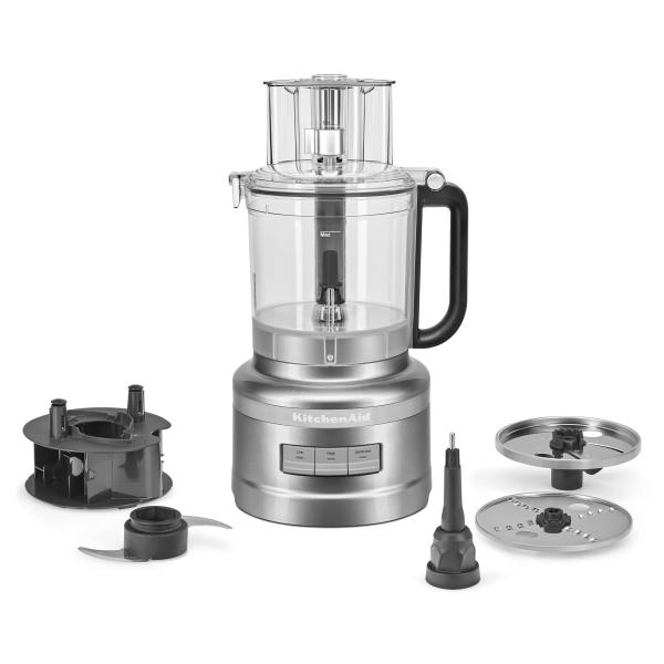 KitchenAid 13カップ フードプロセッサー コンターシルバー KitchenAid 13 ...