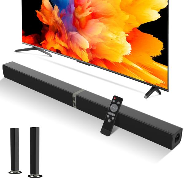 MZEIBO TV Sound Bar, Sound Bars for Smart TV   Blu...