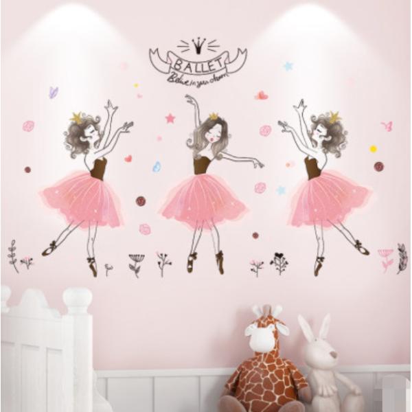 剥がせる　ウォールステッカー　壁シート　壁紙　ダンスガール　リフォーム　寝室　リビング　雰囲気変え　...